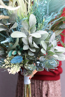 Rewia Blue, niebieski bukiet dekoracyjny