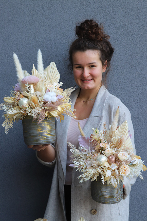 remium Hotel, stroik świąteczny z suszem, B