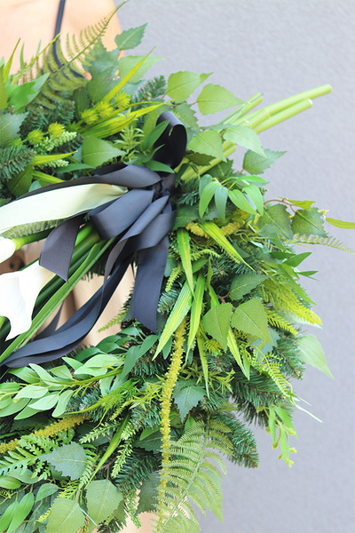 Kalla Elegance 2, wieniec nagrobny z kaliami