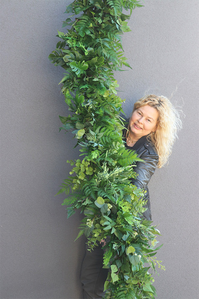 Green Milesa, zielona girlanda dekoracyjna