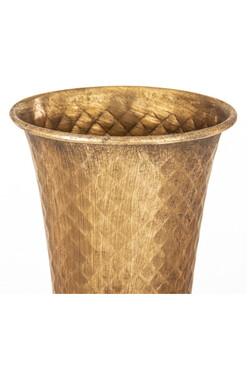 Porto Gold A, efektowny złoty puchar / wazon, wym.46x15x15cm