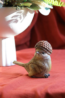 Jesienne Harce, figurka dekoracyjna ptaszek