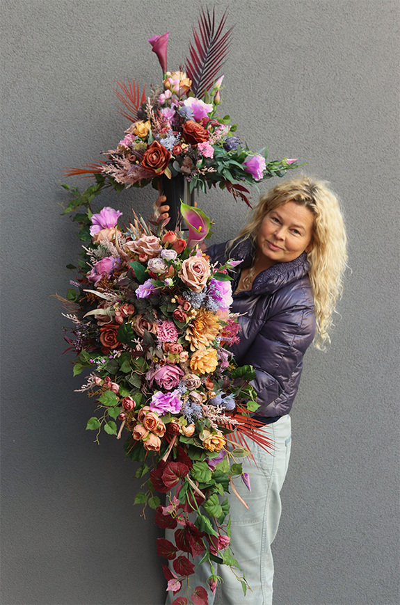 Nedua Premium, bukiet nagrobny we wkładzie