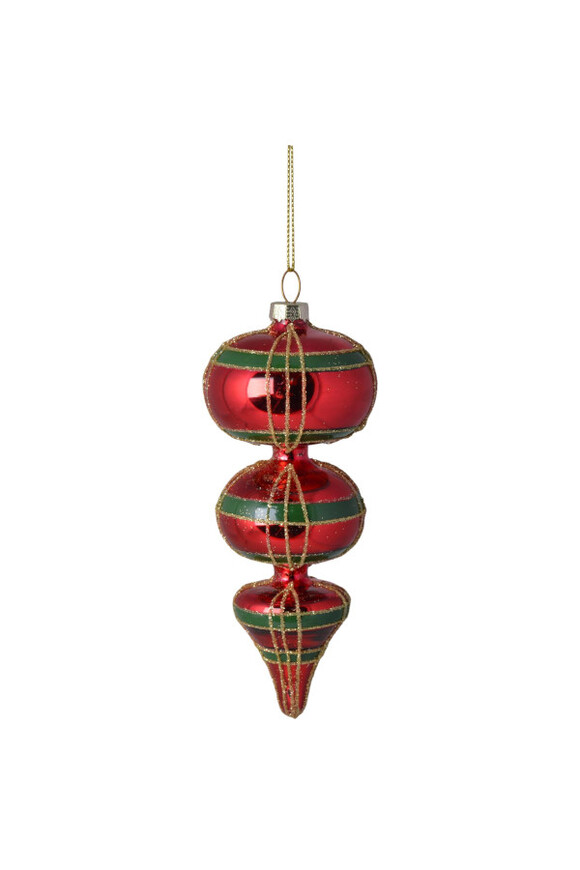 American XMAS, szklane bombki w pudełku