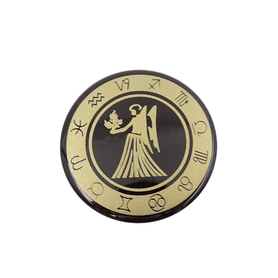 znak zodiaku Panna, magnes dekoracyjny, śr.6cm
