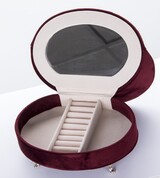 szkatułka / puzderko Florencja Chair Red, wym.14x21.5x16cm