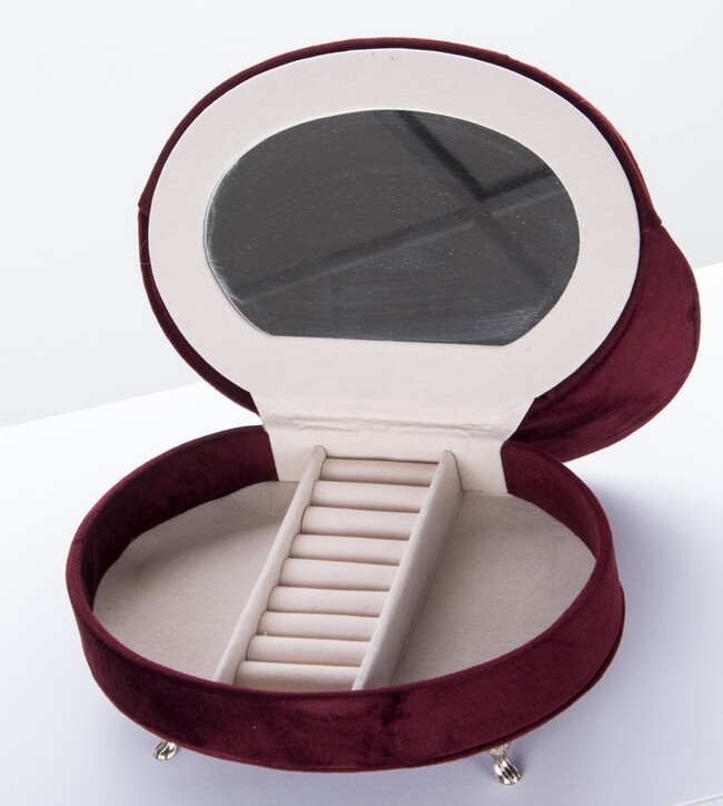 szkatułka / puzderko Florencja Chair Red, wym.14x21.5x16cm