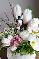 Słodziak, stroik wielkanocny z zajączkiem