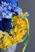 wianek na drzwi z hortensją, Ukraina