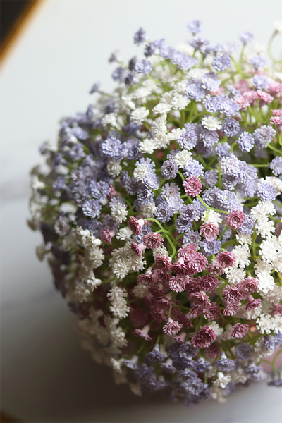 Kaszka Pastelowa Glass, kompozycja kwiatowa w szkle