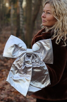 Decoratoria Silver, srebrna kokarda zawieszka	