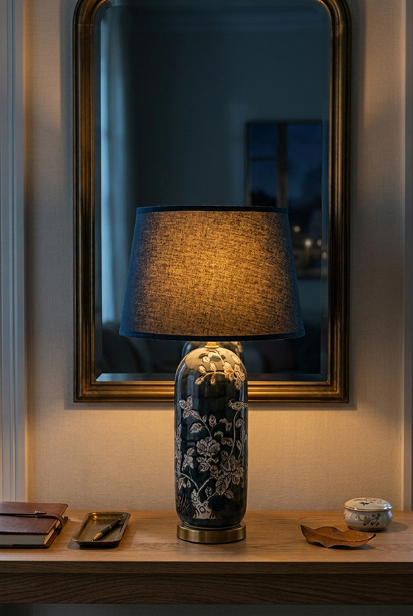 Turquoise, ekskluzywna lampa stołowa
