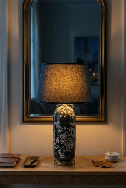  Turquoise, ekskluzywna lampa stołowa