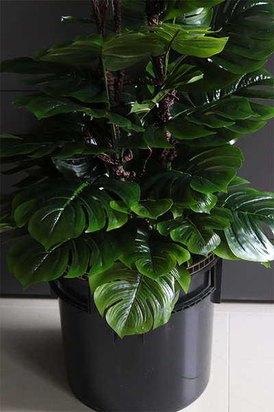 Monstera Saute Big, sztuczna roślina do twojej donicy