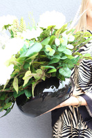 Biała Electra, kompozycja nagrobna w misie