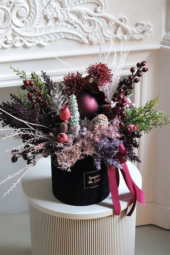 Violet Lux, flowerbox świąteczny