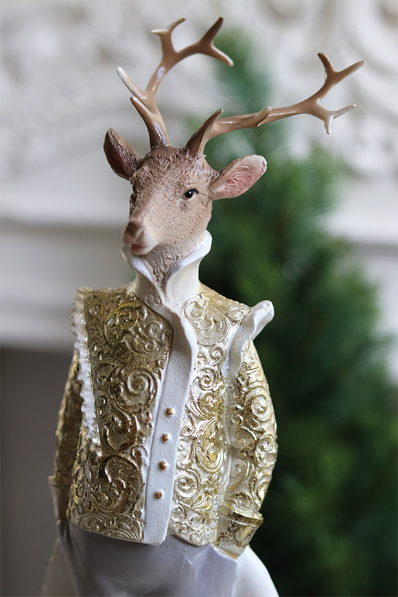 Reindeer Royalty figurka świąteczna renifer