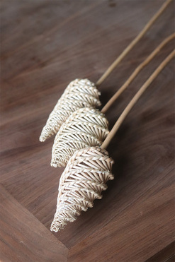 Sunday C, słomiana dekoracja, dł.58cm