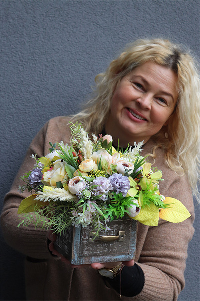 Menita, kompozycja marynistyczna w szufladzie