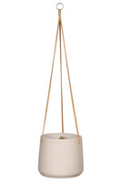 Patricia, wisząca kamienna osłonka, szara, wym.16.5x14cm