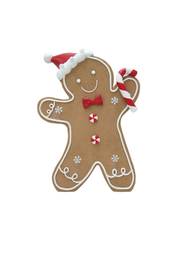 Gingerbread Man, świąteczna figurka piernikowy ludek LED, wys.47cm