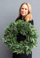 Jak Żywy, wianek iglasty, śr.45cm