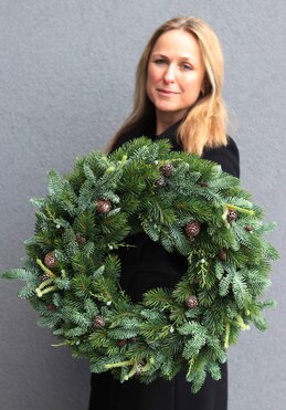 Jak Żywy, wianek iglasty, śr.45cm