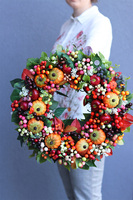 Hefrina 2, jesienny dyniowy wianek