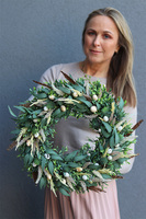 Wielkanocna Grzęda, wiosenny wianek na drzwi