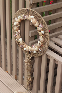 Treasure Beach, marynistyczny wianek na ścianę, śr.37cm  