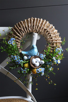 Blue Bird Spring, wiosenny wianek dekoracyjny