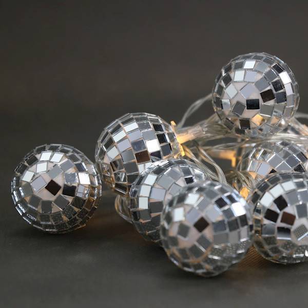 DiscoBalls, lampki LED na baterie, 10 światełek 