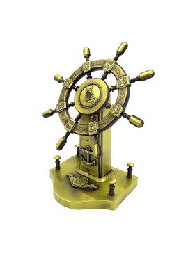 Koło Sterowe, figurka dekoracyjna marynistyczna, wys.18cm
