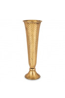 Porto Gold A, efektowny złoty puchar / wazon, wym.46x15x15cm