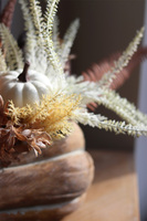 Pumpkin Latte 2, jesienna kompozycja w dyni ceramicznej