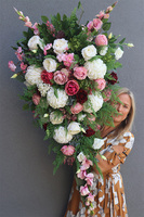 Geria Giganti 2, bardzo duża wiązanka nagrobna, dł.133cm