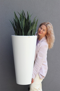 Sansewieria Della Deluxe, roślina sztuczna w donicy, wys.110cm