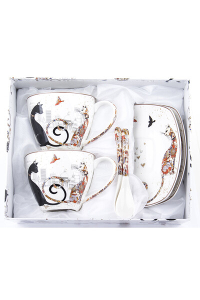 Catz, komplet filiżanek na prezent