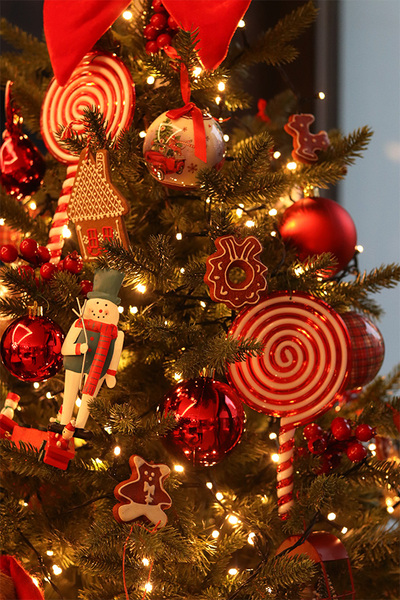 Moko Xmas Candy, dekorowanie choinki u klienta, wys.