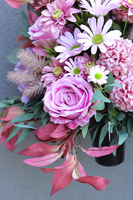 verreta, jesienny bukiet nagrobny we wkładzie, dł.58cm