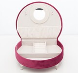 szkatułka / puzderko Florencja Simple Malina, wym.15x19.5x16cm