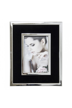 Simple Velvet Elegance, ramka na zdjęcia, czarna, wym.24.5x19.5cm
