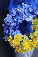 wianek na drzwi z hortensją, Ukraina