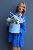 Morskie Opowieści, flowerbox marynistyczny z kotwicą