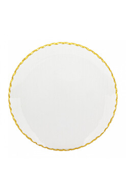 Melania Rim, szklany podtalerz podkładka, B, śr.33cm