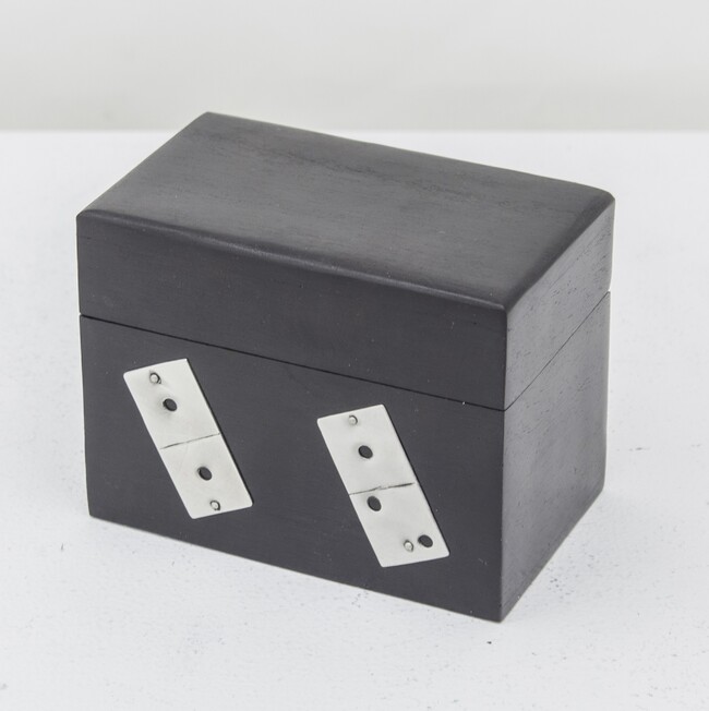 Domino, drewniany zestaw do gry, wym.8x10x6cm