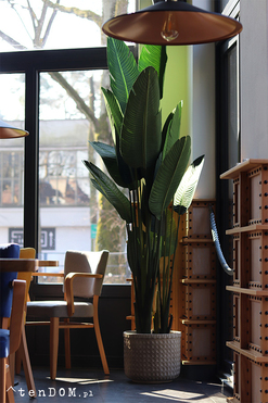 Bananowiec Boho, sztuczna roślina w donicy, wys.200cm 