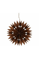 Boho Śnieżynka świąteczna zawieszka papierowa