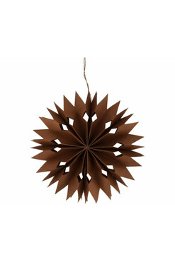 Boho Śnieżynka 3A, świąteczna zawieszka papierowa, wym.30.5x30.5x6.5cm