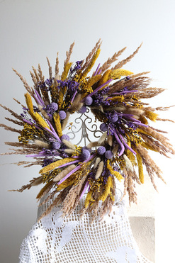 Fioletowa Wielkanoc, komplet dekoracji wielkanocnych, 3w1